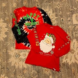Simply Southern Youth Christmas/Holiday shirts